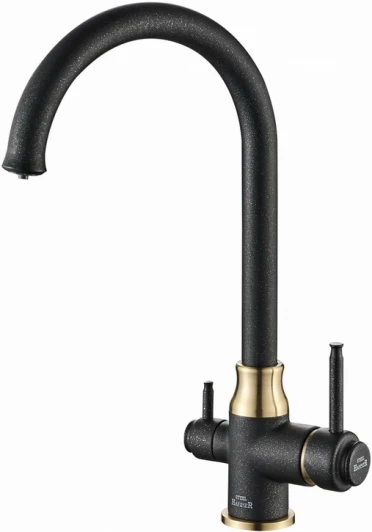 SH 763 BLACK BR Смеситель Steel Hammer SH 763 BLACK BR для кухонной мойки