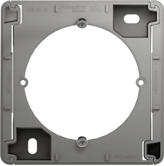 GSL000300 Коробка наружного монтажа (алюминий) Systeme Electric Glossa GSL000300