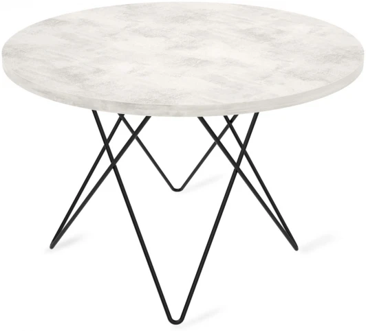 4921243902 Столик журнальный SHT-TU37/ЛДСП 60 черный муар/хромикс белый Sheffilton 4921243902