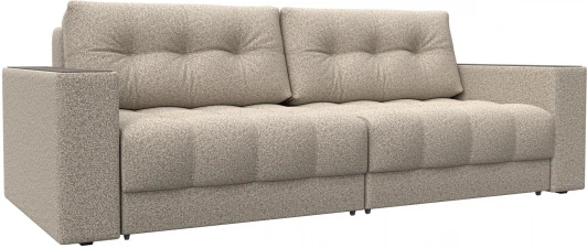 128413 Диван прямой с декором Лига-049 НПБ Лига Диванов (Велюр) арт.128413