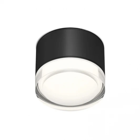 DK-DH2610-BK Накладной влагостойкий светильник Denkirs Aqua DK-DH2610-BK GX53 15 Вт LED IP44 черный алюминий акрил