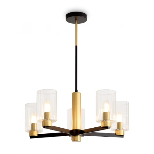 FR2051CL-05BBS Потолочная люстра на штанге Freya Ombre FR2051CL-05BBS