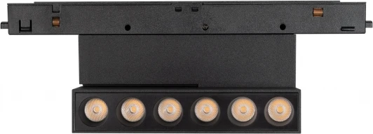 042013 светильник магнитный MAG-ORIENT-DOTS-FOLD-S195-6W Warm3000 (BK, 30 deg, 48V) (Arlight, IP20 Металл) 042013