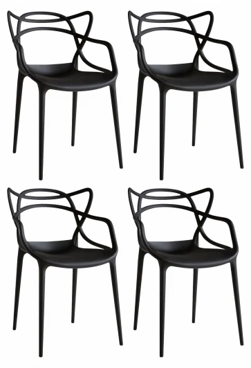 HSBI_D812_black_4 Стул Hesby Harmony (комплект 4 шт) черный