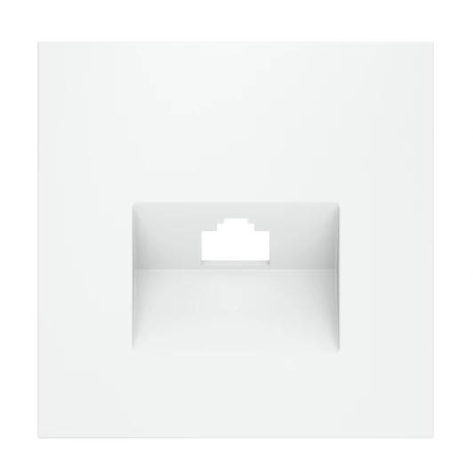 VLS001302 Накладка для розетки компьютерной RJ45 Voltum S70 VLS001302 (белый матовый)