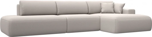 127762 Диван угловой Лига-036 НПБ Модерн Лонг правый угол Лига Диванов (Замша) арт.127762