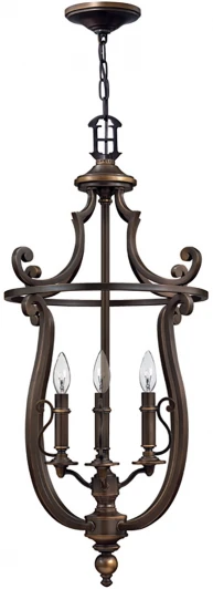 HK-PLYMOUTH4-P Подвесная люстра Plymouth HK-PLYMOUTH4-P Hinkley (220V, на цепи, свеча)