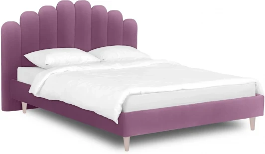 577068 Кровать Queen II Sharlotta L 1600 ОГОГО (арт.577068), (Ткань/Сиреневый)