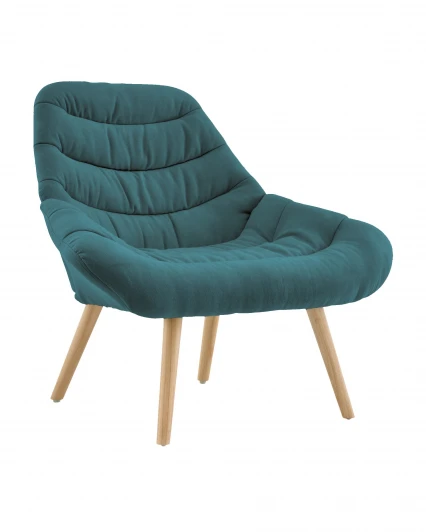 УТ000040102 Кресло Олби Страйпс тёмно-бирюзовый Stool Group арт.УТ000040102