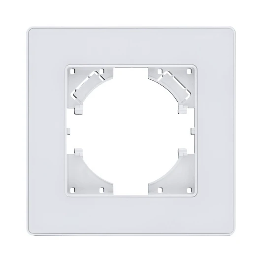 EA1WH Рамка 1-постовая белый Kollinger Eleganz Acryl EA1WH