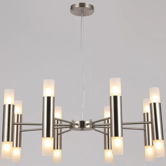 IL0314-16P-79 SN Подвесная люстра ILLUMICO IL0314-16P-79 SN (220V, на тросе)