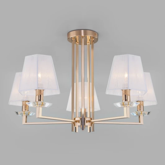 60114/5 золото Потолочная люстра Eurosvet Alegria 60114/5 золото