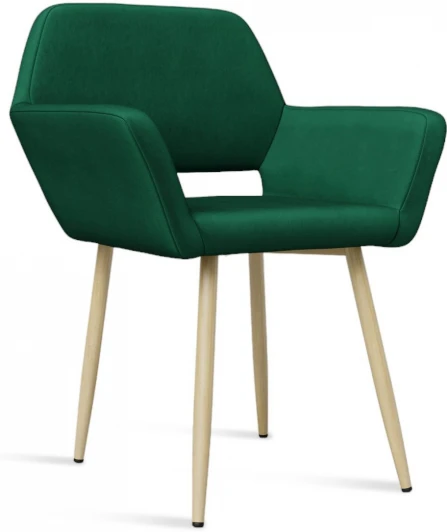 HSBI_Y2006_emerald Стул Serene Enigma Hesby Велюр/Зеленый арт.HSBI_Y2006_emerald