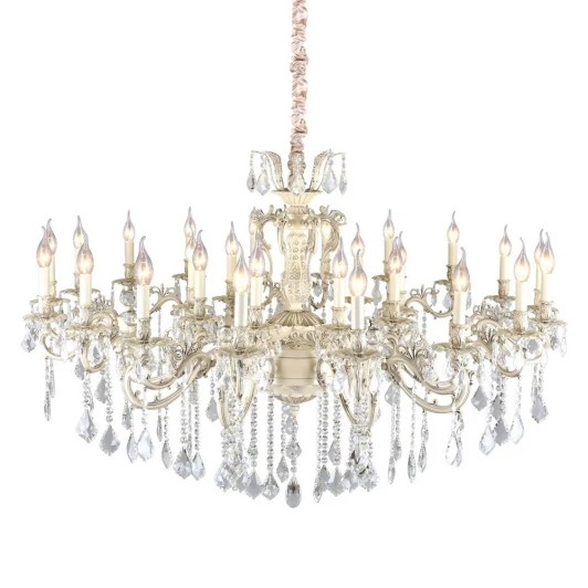 OML-74403-27 Подвесная большая люстра Omnilux Taranto OML-74403-27 (220V, подвески, на цепи, подсвечник, свеча)