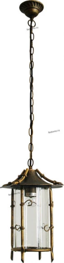 1601153/1P Светильник уличный подвес Snowlight 1 плафон, темное золото