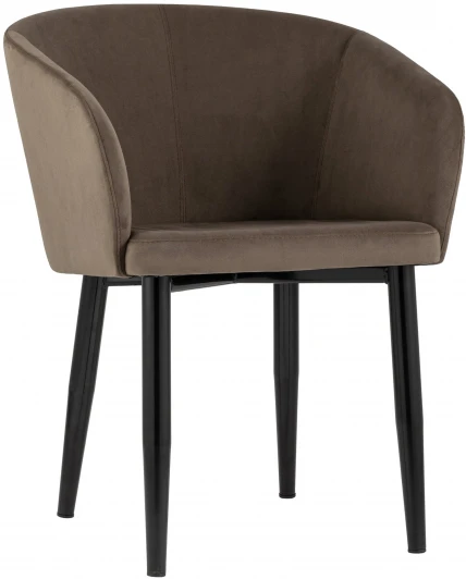 УТ000004169 Кресло Stool Group Ральф велюр коричневый УТ000004169