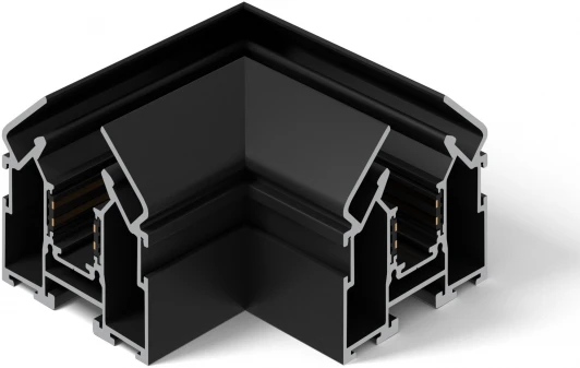 85124/00 Коннектор угловой внутренний для шинопровода в натяжной потолок (черный) Elektrostandard Slim Magnetic 85124/00 (48V)