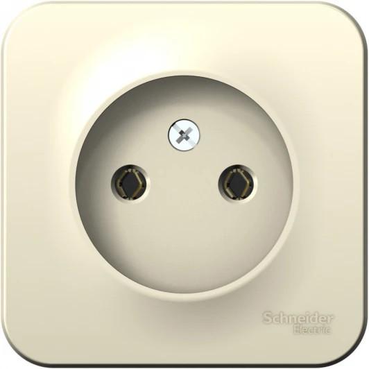 BLNRA000102 Розетка накладная без заземления (молочный) Systeme Electric Blanca BLNRA000102