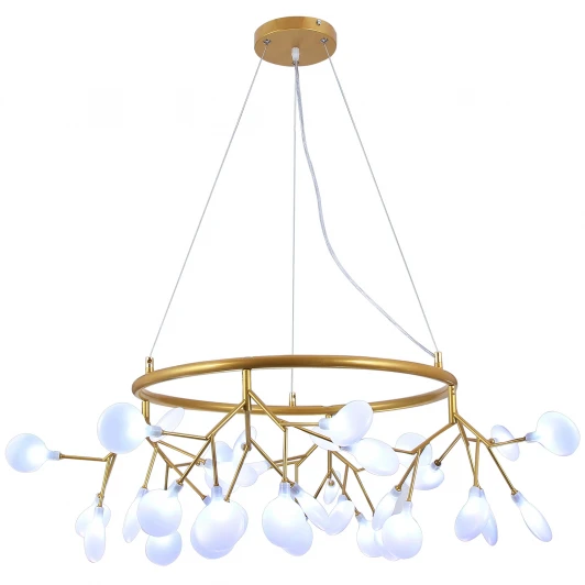 GRACE 75125/12С GOLD SATIN Подвесная люстра Natali Kovaltseva Grace 75125/12С GOLD SATIN