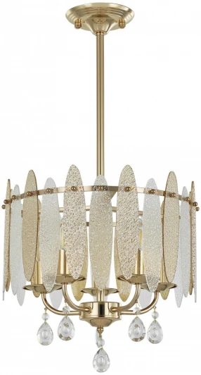 374309/5/350/380 GD Подвесная люстра хрустальная на штанге Arte Milano Sorrento-4309 374309/5/350/380 GD (220V)