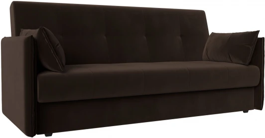 117862 Диван-книжка Лига-018 (Коричневый/Микровельвет) Лига Диванов арт.117862