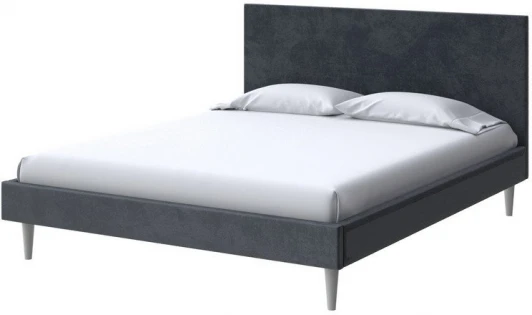 2018362 PROxSON Кровать Claro (Ткань: Велюр Casa Графитовый) 160x200
