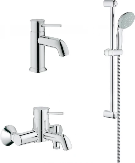 124404 Душевой комплект Grohe BauClassic 124404