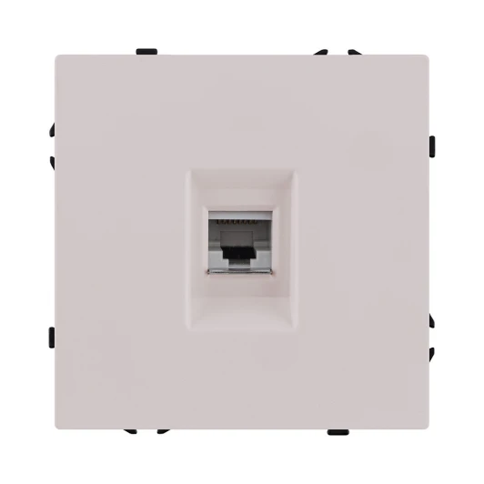 EC-017CM Розетка Ethernet RJ45 кашемир матовый Kollinger Eclipse EC-017CM