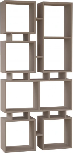 LEV00616 Стеллаж Прямые RAIL BOOKCASE NO.1 (ЛДСП/Бежевый) LEVE