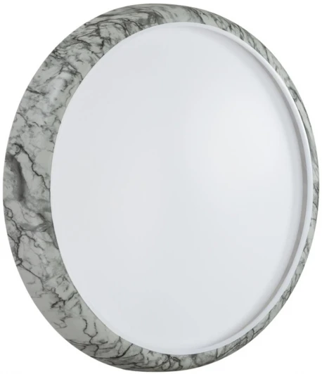 7638/DL Настенно-потолочный светильник Sonex Mramo White 7638/DL COLOR SN пластик/бел. мрамор LED 48Вт 4000K D410 IP43 (220V, круглые)