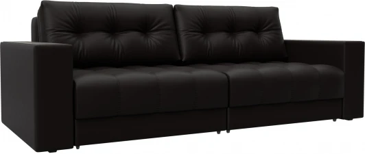 128399 Диван прямой с декором Лига-049 НПБ Лига Диванов (Экокожа) арт.128399