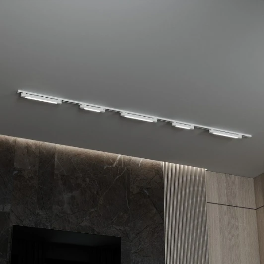 HSBL_kompl_S001_NI3W4K Трековая система в сборе однофазная накладная 220V 96W Hesby Lighting Skylite HSBL_kompl_S001_NI3W4K