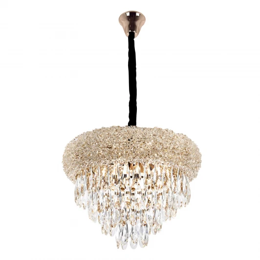 ML.2308.500 GD Подвесная люстра хрустальная Modelux MODELUX ML.2308.500 GD