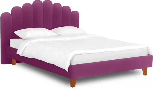 577099 Кровать Queen II Sharlotta L 1600 ОГОГО (арт.577099), (Ткань/Розовый)