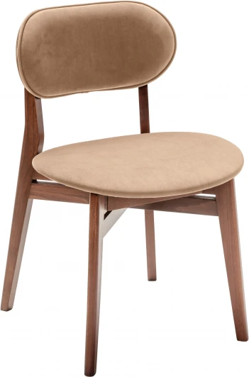 400017101h Стул Rasmus  Diag beige/т.орех R-Home арт.400017101h