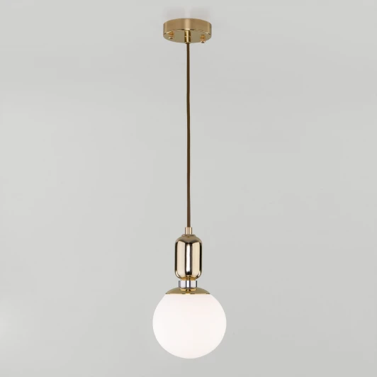 50151/1 золото Подвесной светильник Eurosvet Bubble 50151/1 золото (220V, на проводе, шар)