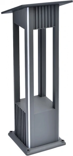 09206-F,16(07) Наземный уличный светильник с солнечной батареей, с декоративной зеленой подсветкой Kink Light 09206-F,16(07) (LED, IP65)