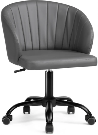 464226 Компьютерное кресло Woodville Пард экокожа серый 464226