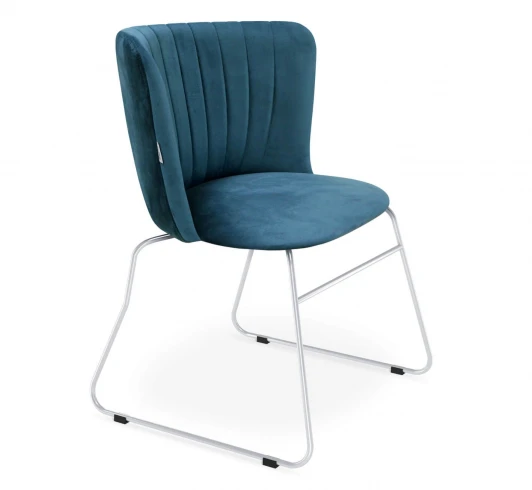 6296094601 Стул Sheffilton SHT-ST36-1/S167 тихий океан/хром лак 6296094601