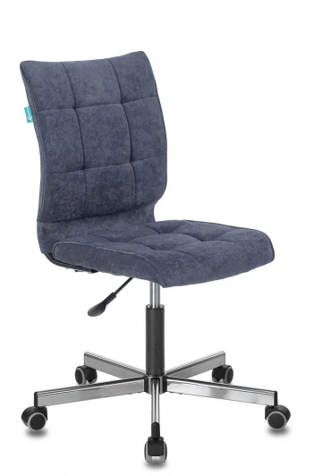 УТ000002991 Кресло Бюрократ CH-330M/LT-27 без подлокотников темно-синий крестовина металл Stool Group арт.УТ000002991