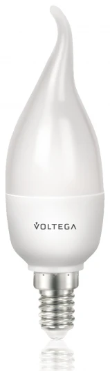 4718 Лампочка светодиодная E14 6 Вт 450 lm 2800K теплое свечение Voltega SIMPLE LIGHT 4718
