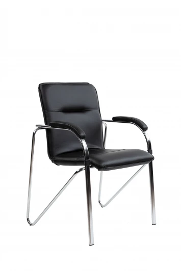 CHAIRMAN 850 Н (N) (комплект из 6 шт) Офисное кресло CHAIRMAN 850 Россия экокожа черный (собр.) (7 шт.) 7228037