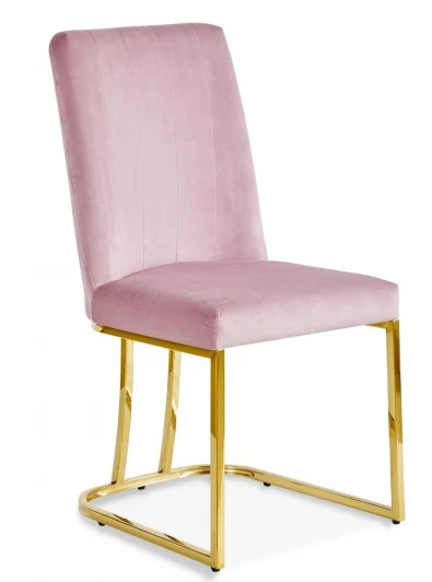 DX-2055.1casa Стул обеденный IST-CASA Пресли DX-2055, 45х44х92, пыльная роза/золотой