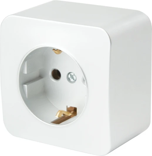 49302 Розетка с заземлением (белый) Stekker София 49302