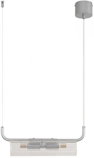 8258/2 Подвесной светильник Lumion Toronto 8258/2 серебро/прозрачный, металл/стекло G9 2*20W 220V (на тросе)