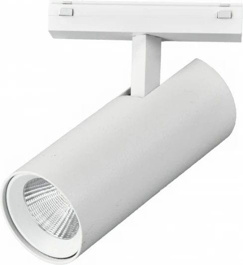 SMART 4825-042-D55-18W-38DG-WH Трековый светильник магнитный 48V iLedex Vision48/25 SMART 4825-042-D55-18W-38DG-WH (регулировка яркости, управление смартфоном, умный дом - Алиса, круглые)