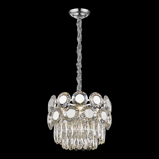 WE134.05.103 Подвесная люстра Wertmark Claudia WE134.05.103 (220V, хрусталь, на цепи, круглые)