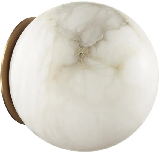 6684/5CLA Настенно-потолочный светильник Odeon Light Marbella 6684/5CLA латунь/металл/алебастр IP20 LED 5W 3000/4000 (220V, шар)