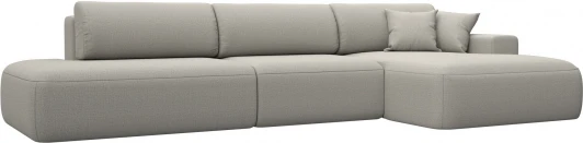 125470 Диван угловой Лига-036 НПБ Модерн Лонг правый угол Лига Диванов (Рогожка) арт.125470