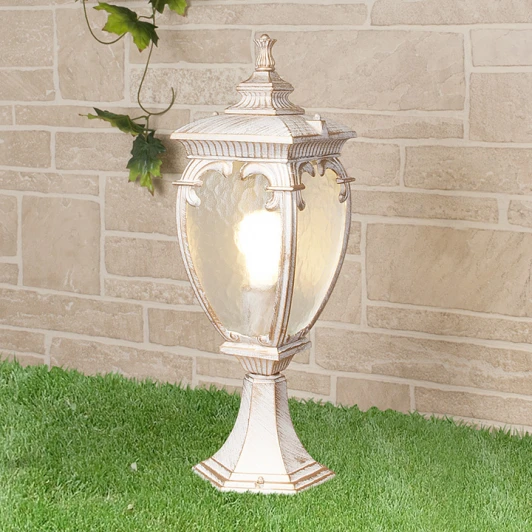 GLYF-8024S Наземный фонарь Elektrostandard Andromeda белое золото GLYF-8024S